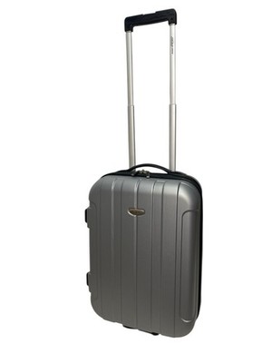 Travellers Choice 21'' ABS Hartschale 2 Rad Kabine Leichtkoffer Silber