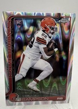 2025 Topps Chrome NFL Dylan Sampson Rookie Raywave Refractor Browns RC #308