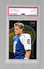 1996 ZENITH FOOTBALL CARD #Z-5 HOF TROY AIKMAN PSA 10 LOW POP NFL DALLAS COWBOYS