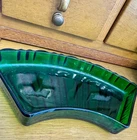 Vintage Anchor Hocking Forest Green Glass Old Cafe Relish Insert