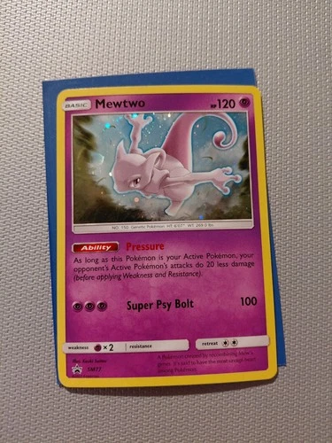 Mewtwo SM77 Holo Black Star Promo  Lp-Nm