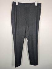 JJill Ponte Leggings Mujer Grande Gris Negro Ajustado Elastizado Pantalones Trabajo Oficina