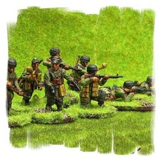 Painted!!! Allemand Parachutiste Squad (FJ) - 28mm WW2 World War III Bolt Action