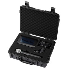 Wireless microphone case - Hard Case Compatible with Shure BLX24/SM58/PG58/BE...