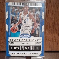 2020-21 Panini Contenders Draft Picks - Russell Westbrook #3 Prospect Ticket