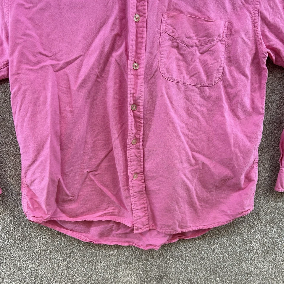 Fresh Produce Men's Button Up Size Small Pink Long Sleeve Collared - Image 3 of 4