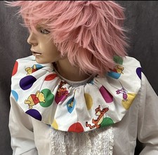 Vtg clown ruff costume ruffle collar Reversible Winnie The Pooh