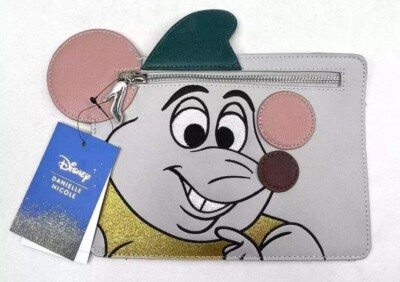 Danielle Nicole Disney Cinderella Gus Gus Bag / Clutch / Coin Purse G3