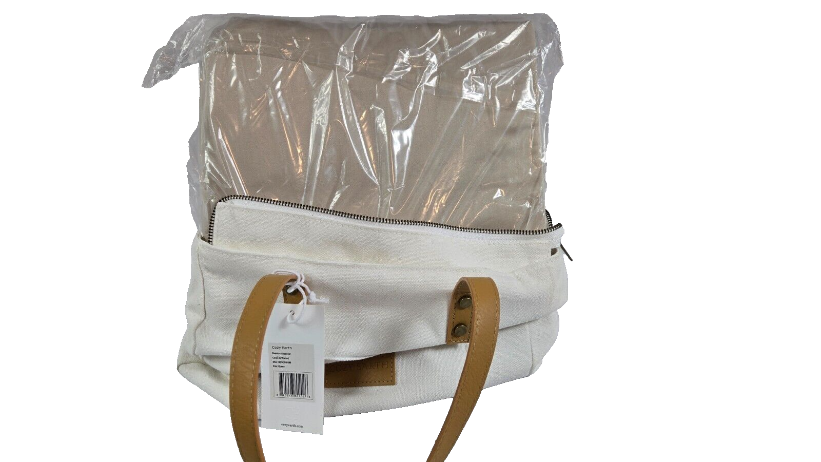 New Driftwood Cozy Earth Bamboo Queen Sheet Set Includes Tags