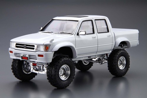 LN107 Hilux Pickup Double Cab Lift Up ' 94 (Toyota) 1:24 Plástico Modelo Kit - Imagen 2 de 3