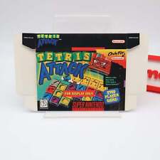 SNES Super Nintendo TETRIS ATTACK - FDO / FOR DISPLAY ONLY BOX