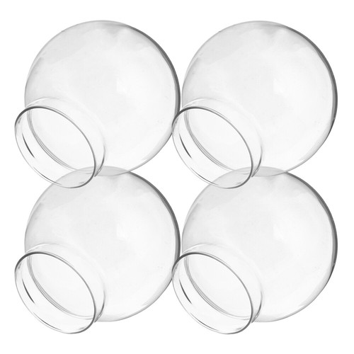 4 Pcs Crystal Ball Cover Diy Snow Globe Kit Snowglobe Snowglobes - Picture 5 of 12