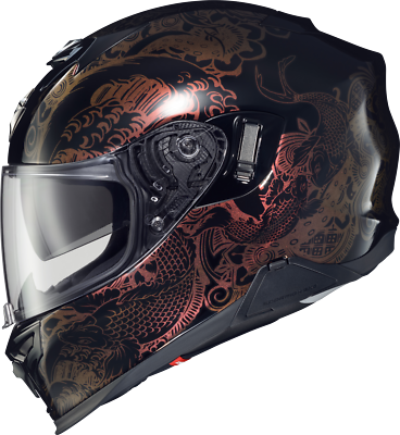 Scorpion EXO-T520 Nama-Sushi Helmet Black/Chameleon Lg | eBay