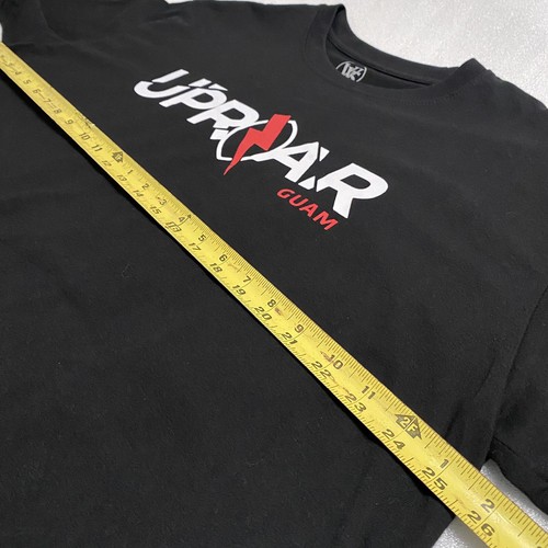 UPROAR GUAM "Team Micronesia 13N-144E" T-Shirt Men's 3XL Black White Red EUC - Picture 2 of 11