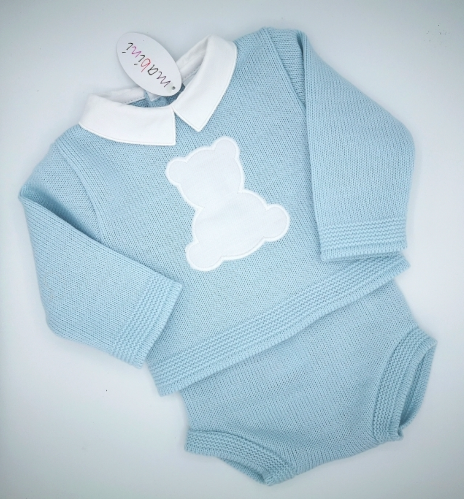 BABY BOY KNITTED JAM PANTS OUTFIT 