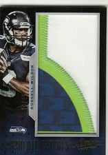 2013 Absolute Patches Russell Wilson Jumbo Patch #d 23/25 Seahawks
