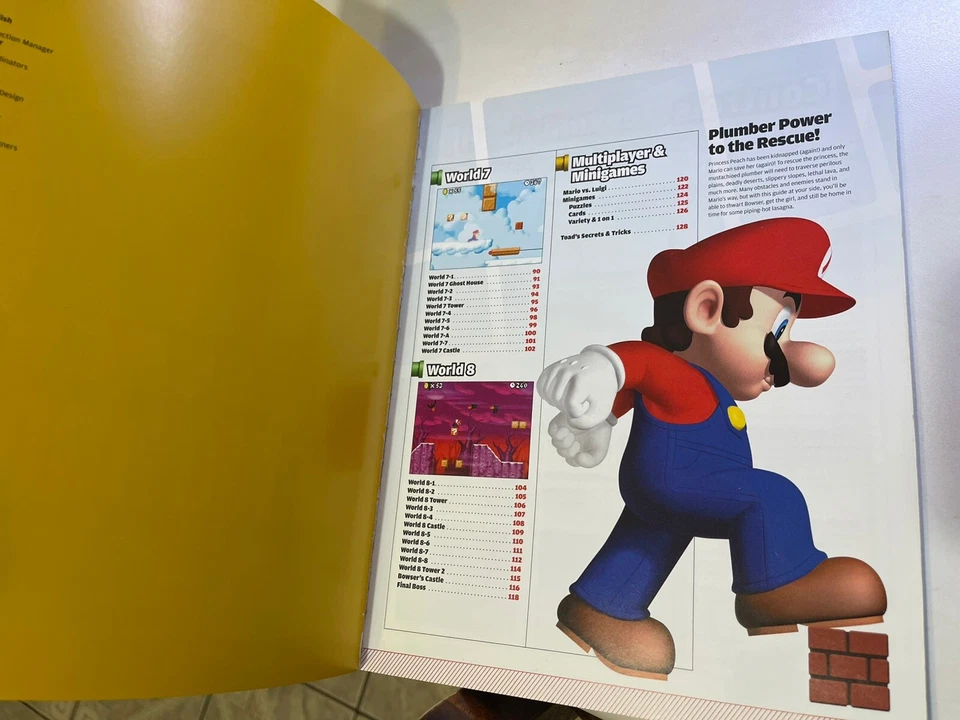 New Super Mario Bros. (DS) Nintendo Power Guía Oficial Foto 4 de 4
