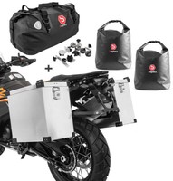 Alukoffer M4 35-40L FüR BMW R Ninet Scrambler + Hecktasche + Innentaschen