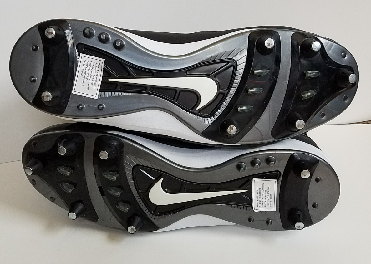 17 Nike football cleats air zoom boss shark black Mens Nike Air Zoom Sz 17 Boss Shark Mid Black Football  main image 4