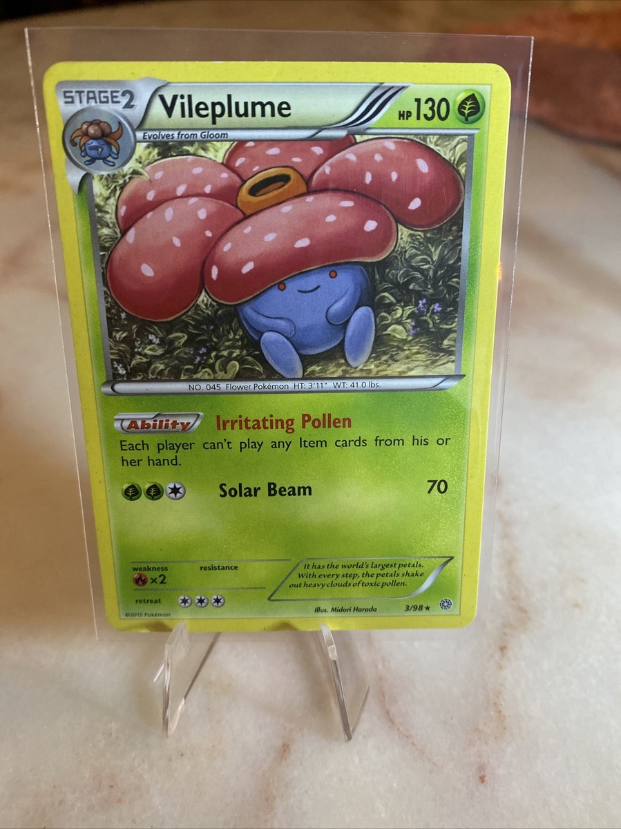 Pokémon TCG Vileplume Ancient Origins 3/98 Regular Rare | eBay