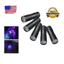 UV Ultraviolet Light LED Flashlight Black Light 395nM Inspection Lamp Torch