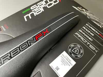 Selle San Marco Concor Carbon FX Protek – Blanche – Pour Vélo Course/route