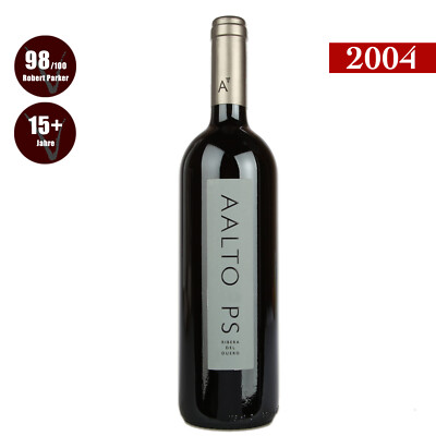 Aalto PS 2004 Robert Parker 98/100 Tempranillo Ribera del Duero Weltklasse