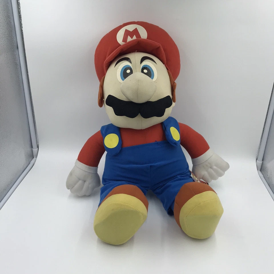 Peluche Mario vintage 21" con etiqueta Nintendo KellyToy 2004 raro  Foto 2 de 4