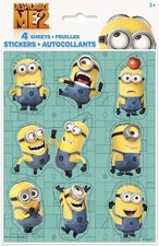 Despicable Me Stickers Sheets 12 count 