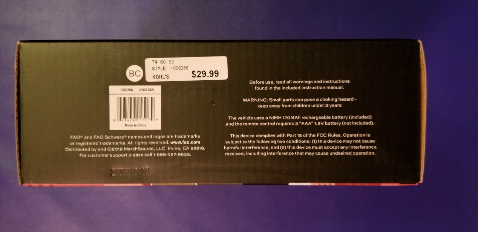 fao schwarz remote control wrist racer