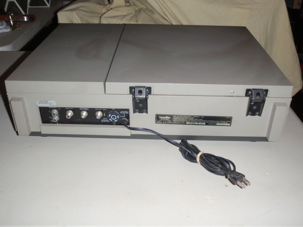 Vintage Pioneer LD-1100 Laservision Laser Disk Player | eBay