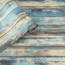 Wood Contact Paper 15.7"X118" Self-Adhesive and Removable Wood Peel and Stick Wa