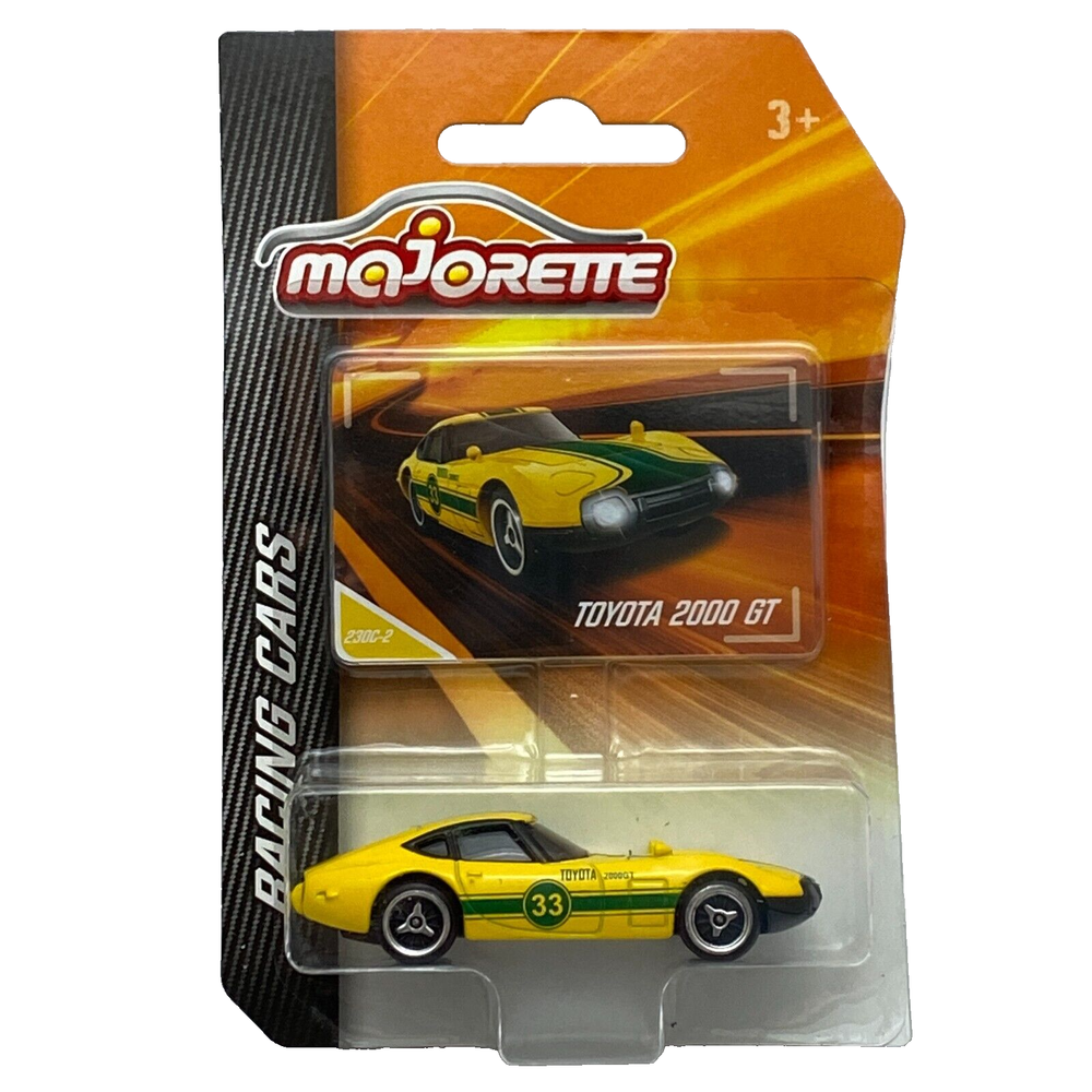 Toyota 2000 GT Yellow #33 Majorette Racing Cars 2022 230C 1:64 Scale Toy Car