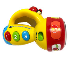 Vtech Electronics Spin and Learn Flashlight Colors and Numbers Sounds and Lights