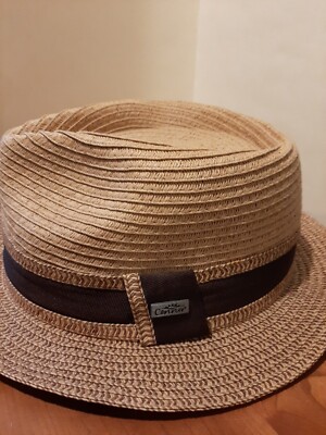Conner handmade hats Fedora strawhat medium pre-owned