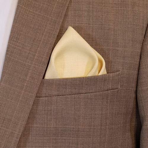 NEW - Men's 100% Linen Pre-Folded Pocket Square Insert - More Colors - Picture 21 of 30