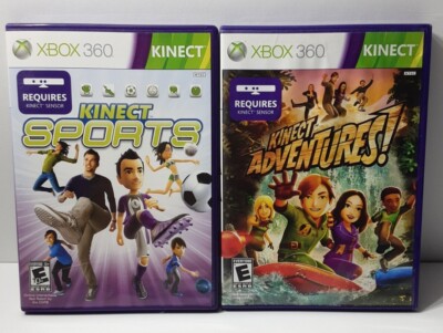 Kinect Sports  & Kinect Adventures (Microsoft Xbox 360)