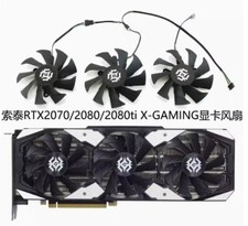 A set of three ZOTAC/RTX 2070/2080/2080ti X-GAMING graphics card fans GA92S2H