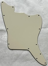 Custom For Fender US Jazzmaster Blank Style Guitar Pickguard Vintage Yellow