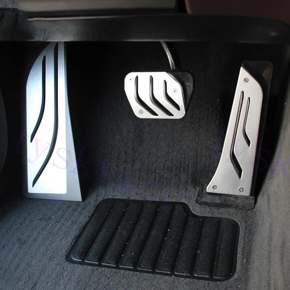 Cubierta de pedales reposapiés de gasolina acelerador de combustible de freno para BMW X3 X4 Z4 5 6 7 Series Foto 3 de 4