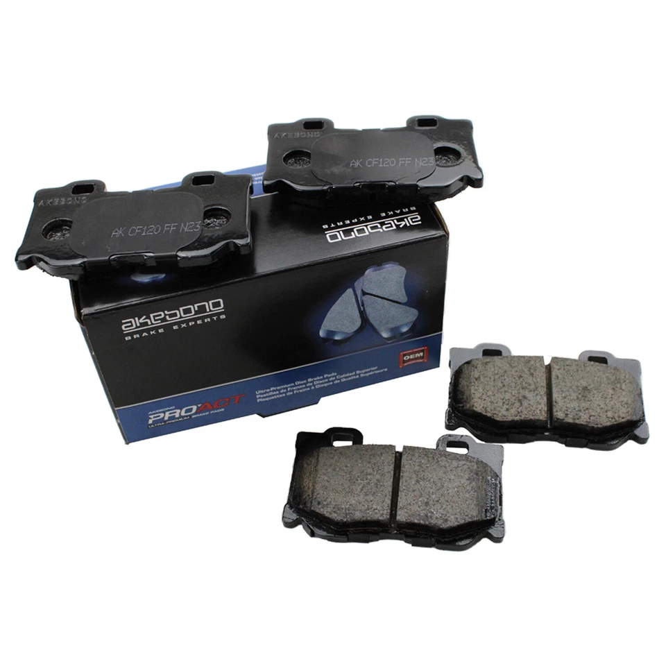 Pastillas de freno de disco traseras Akebono ProACT1347 para Infiniti G37 Q70 M56 FX50 370Z Foto 3 de 4