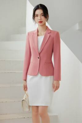 blazer dress set elegant women AKIRA Business Meeting Chic Blazer Dress And Leg Warmer Set | Grey