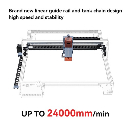 Atomstack A10 V2 12W Laser Engraver 24000mm/min Wifi USB Fr Carving Cutting M9B1 - Picture 5 of 12