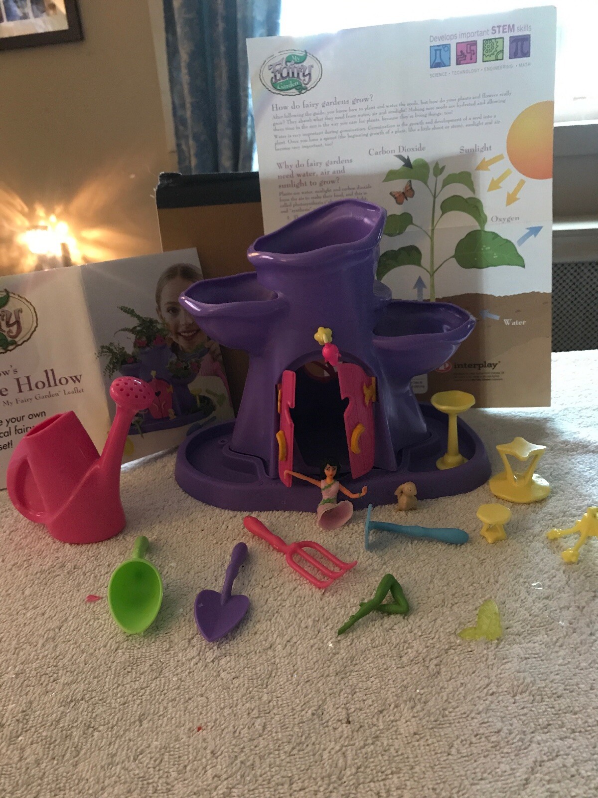 my fairy garden tree hollow