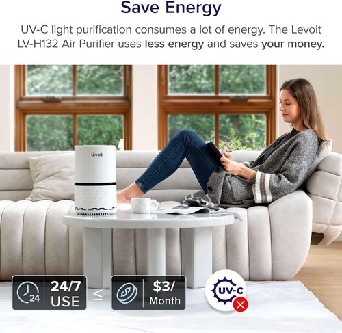 Air Purifiers for Home, High Efficient Filter for Smoke, Dust and Pollen in B... - Picture 7 of 7