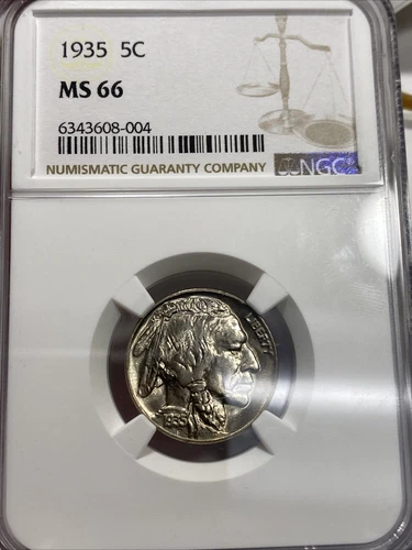 1935 5c Buffalo Nickel NGC MS66 Item 6927