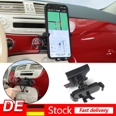 Mittelkonsole Handyhalterung Auto KFZ Handy Halter Für 500 Abarth 595 2007+ DE