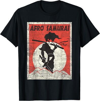 Afro Samurai Shirt Vintage Samurai T-Shirt