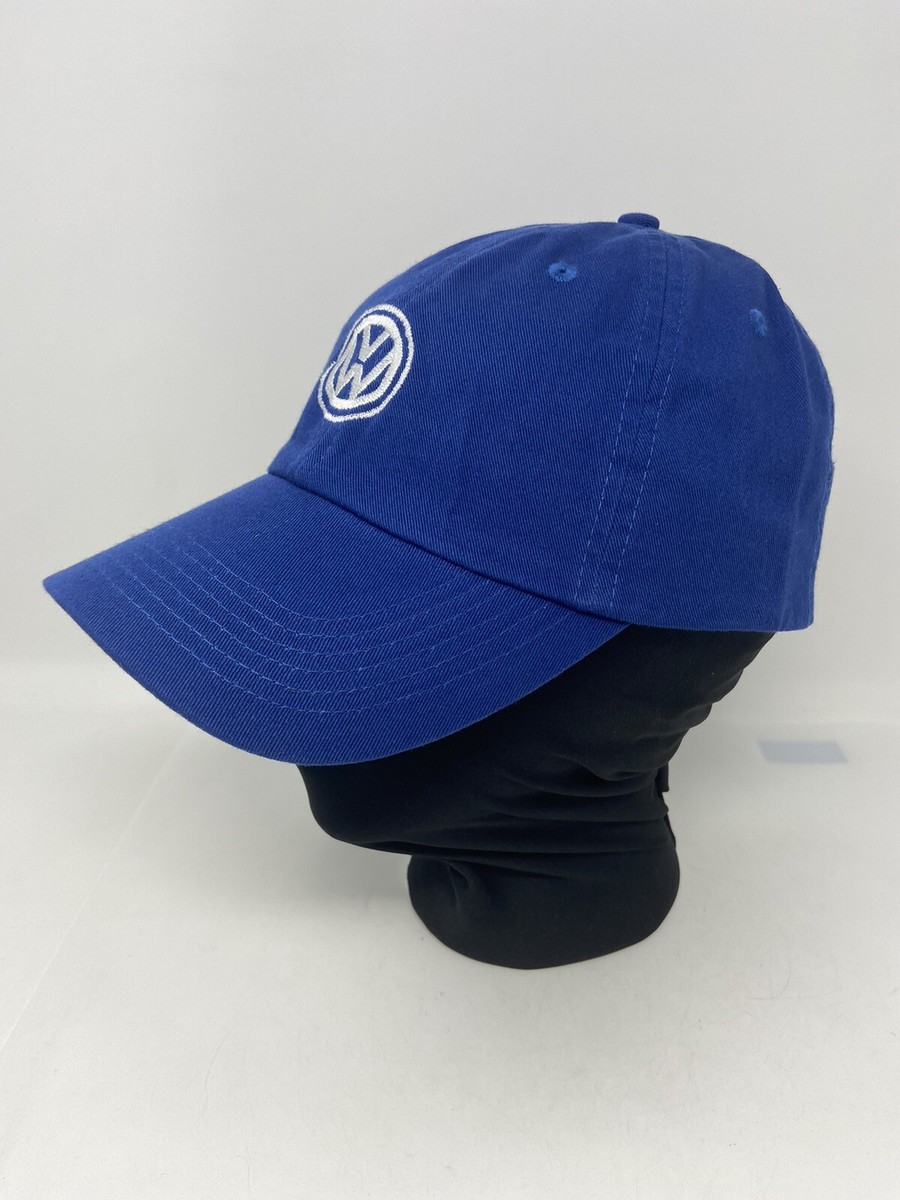 VW Blue Strapback Baseball Hat Volkswagen Adjustable Cap Hat | eBay