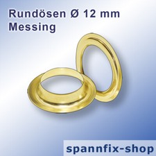 Round Eyelets Ø 12 MM Brass Impact Punch Hole Iron Lochungsunterlage Plane